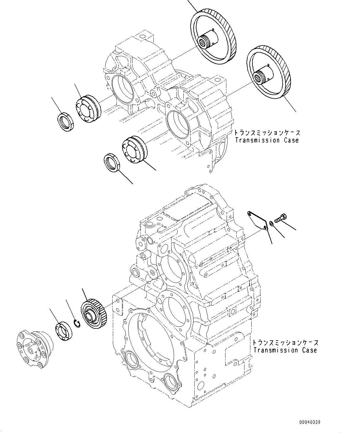 Wheel Loaders Komatsu / WA380-6 S/N 65949-UP(0000290c) / Torque Converter and Transmission, PTO(Power Take Off) Gear (#65949-)(F003006 : F4300-002006)