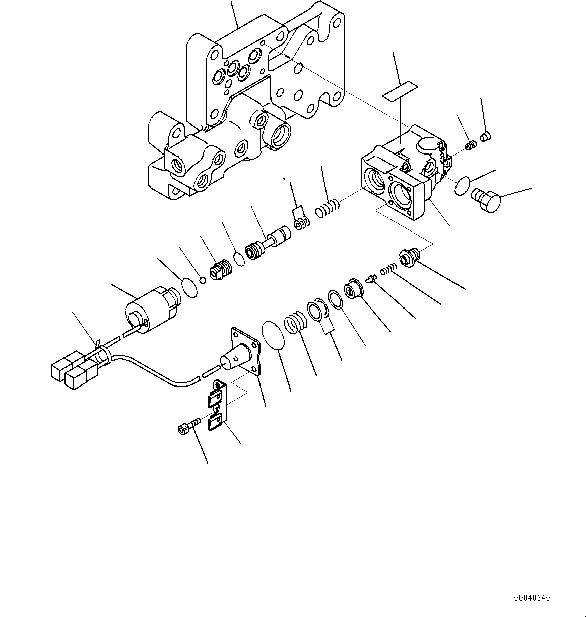 Wheel Loaders Komatsu / WA380-6 S/N 65949-UP(0000290c) / Torque Converter and Transmission, Control Valve (1/2) (#65949-)(F003007 : F4300-002007)