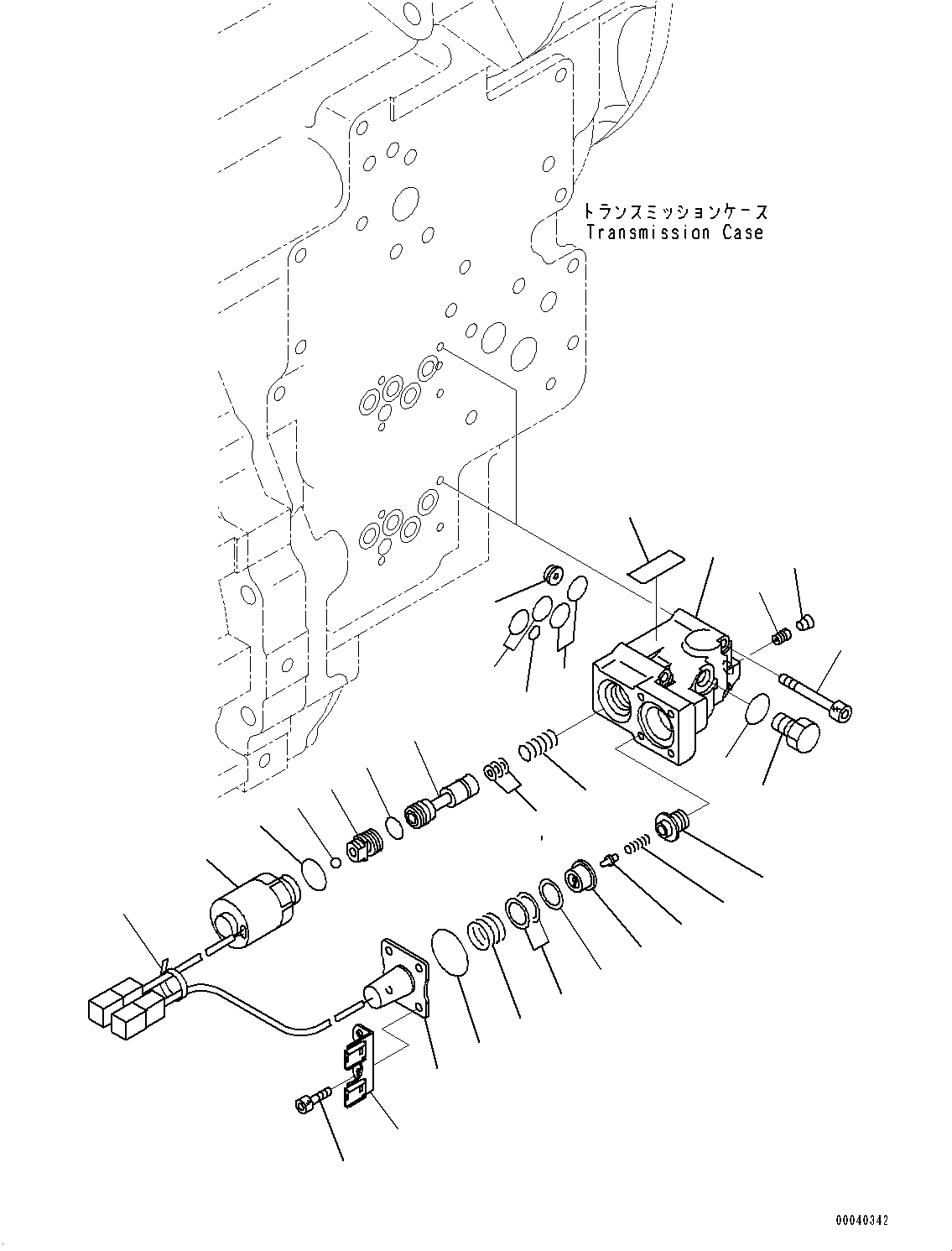 Wheel Loaders Komatsu / WA380-6 S/N 65949-UP(0000290c) / Torque Converter and Transmission, ECMV Valve, 1st and 2nd (#65949-)(F004009 : F4300-003009)