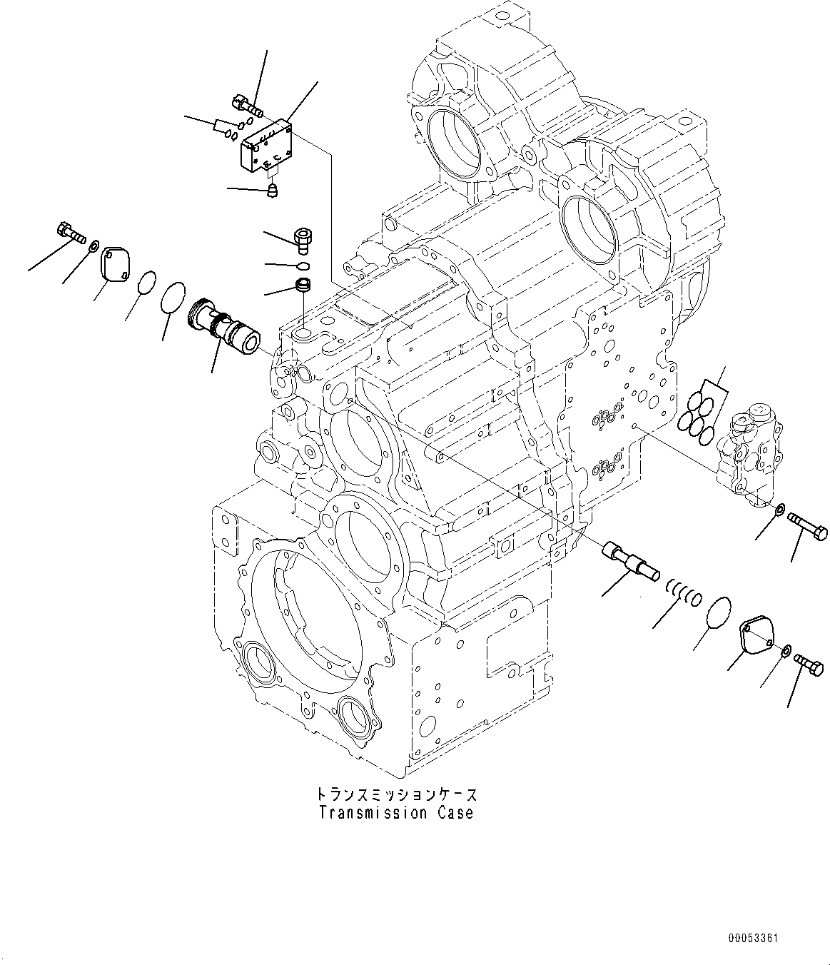 Wheel Loaders Komatsu / WA380-6 S/N 65949-UP(0000290c) / Torque Converter and Transmission, Relief Valve Mounting (#65949-)(F002012 : F4300-001012)