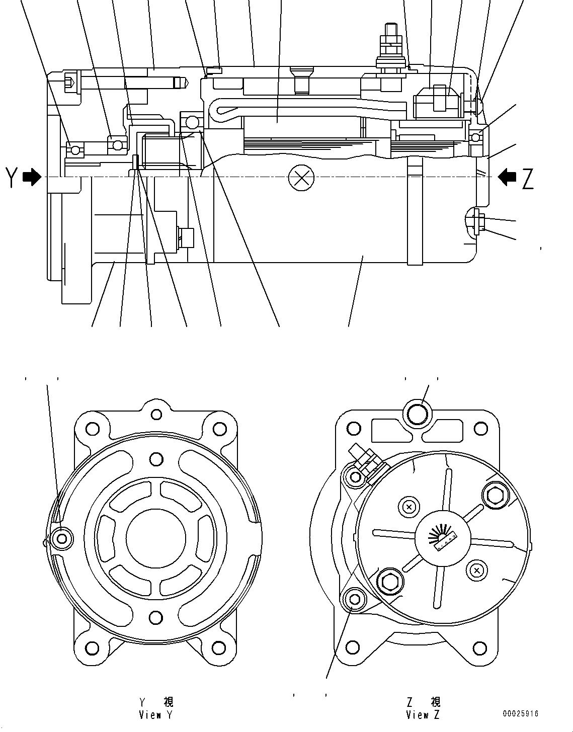Wheel Loaders Komatsu / WA380-6 S/N 65949-UP(0000290c) / Torque Converter and Transmission, Motor (#65949-)(F003022 : F4300-002021)