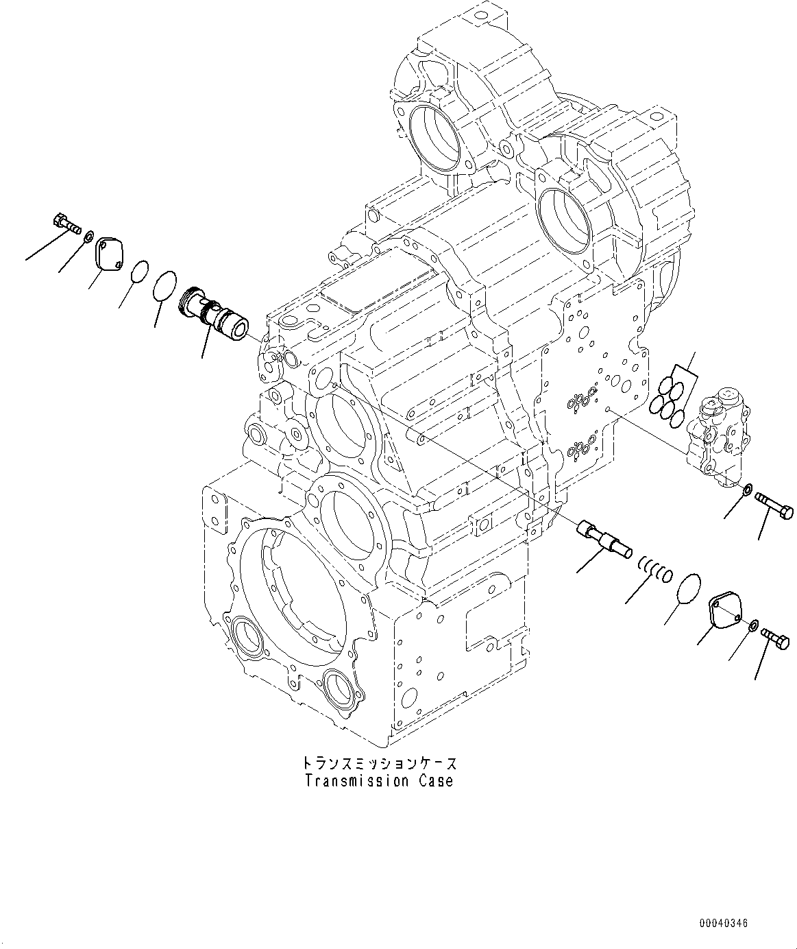 Wheel Loaders Komatsu / WA380-6 S/N 65949-UP(0000290c) / Torque Converter and Transmission, Relief Valve Mounting (#65949-)(F003012 : F4300-002012)