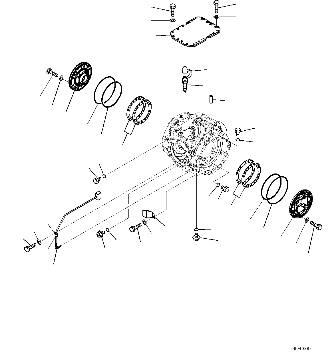 Wheel Loaders Komatsu / WA380-6 S/N 65949-UP(0000290c) / Rear Axle, Differential (3/3) (#65949-)(F009005 : F4500-002005)
