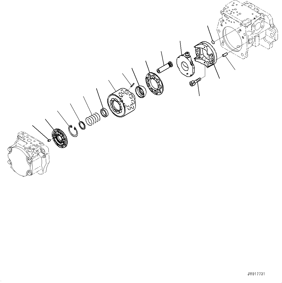 Bulldozers Komatsu / D155AX-6 S/N 81028-UP(0000293c) / Power Train Hydraulic Oil Piping, HSS Pump (2/6) (#81028-81086)(F009002 : F2720-009002)