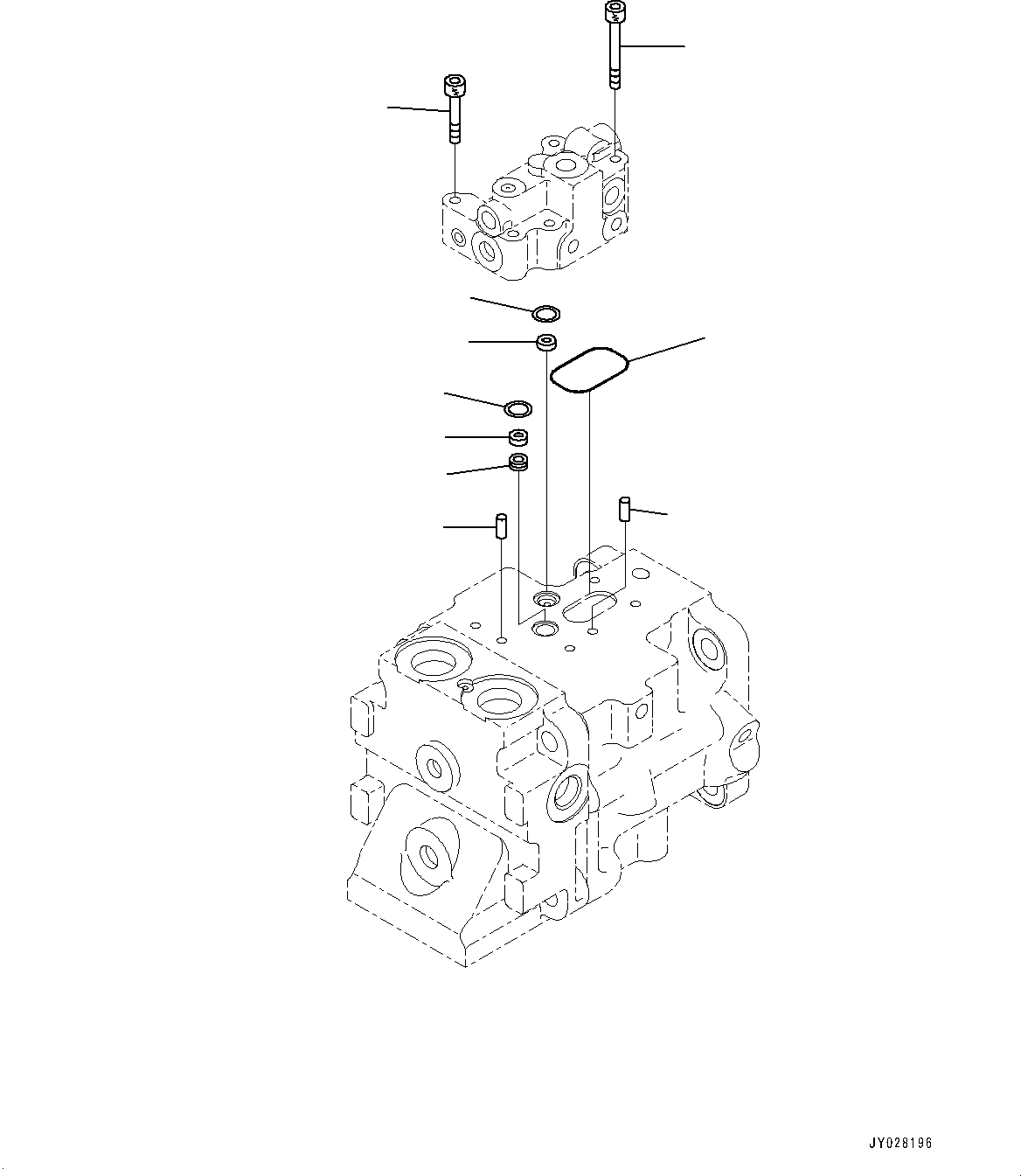Bulldozers Komatsu / D155AX-6 S/N 81028-UP(0000293c) / Power Train Hydraulic Oil Piping, Fan Pump (6/7) (#81406-81669)(F011014 : F2720-004013)