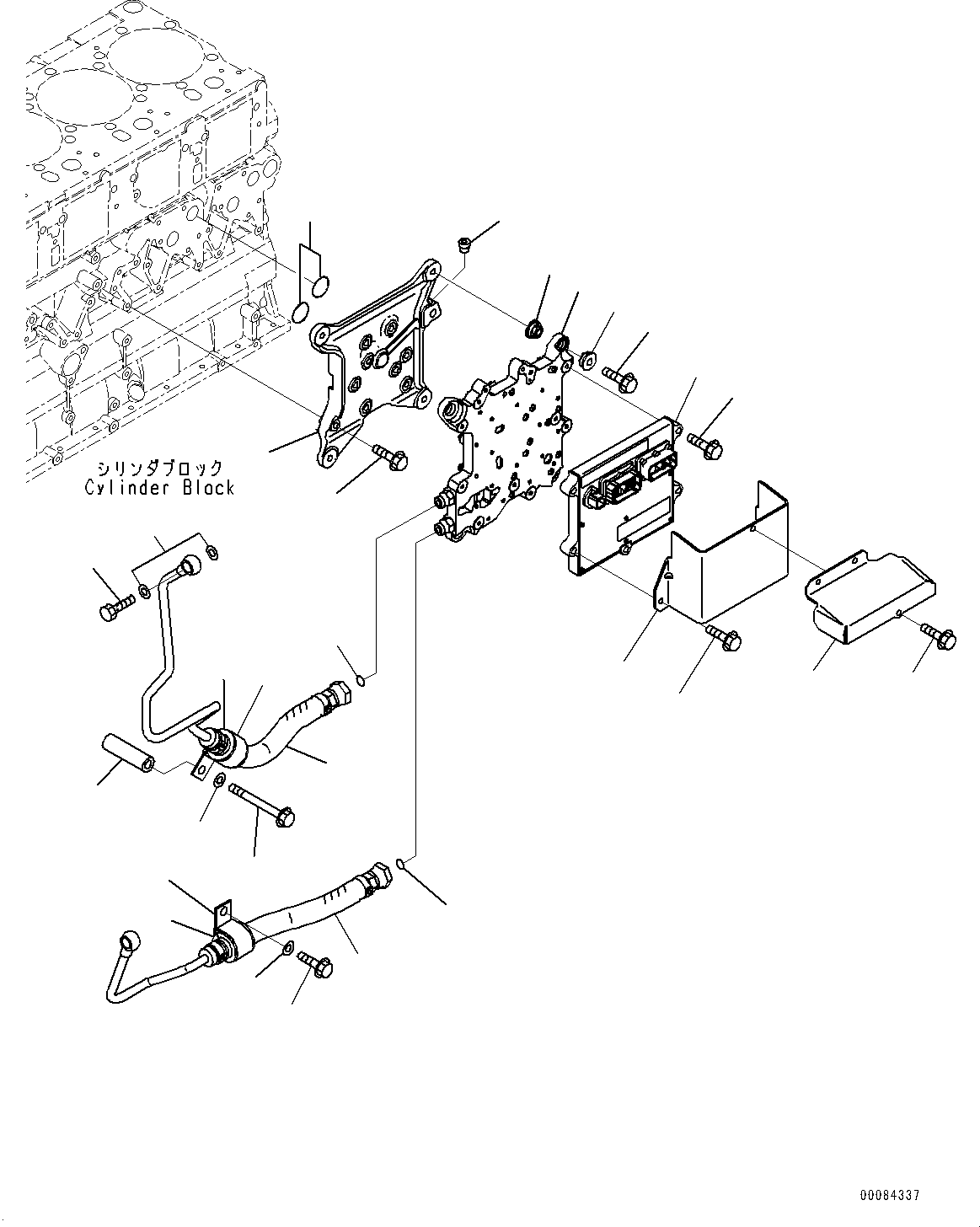 Komatsu parts book diagram for SAA6D140E-5G S/N 535751-UP (For D155AX-6): FUEL INJECTION CONTROLLER (#535751-)