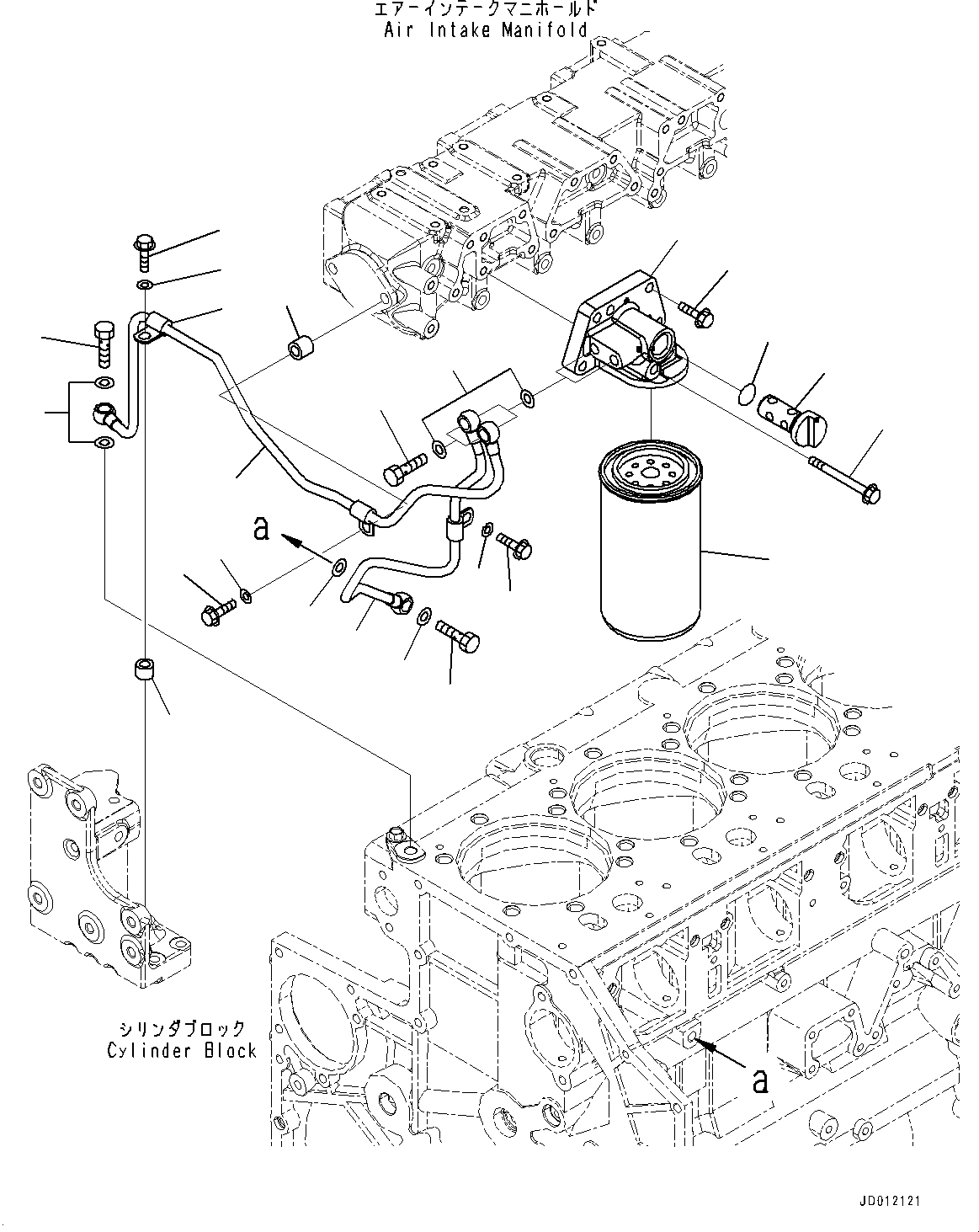 Komatsu parts book diagram for SAA6D140E-5G S/N 535751-UP (For D155AX-6): CORROSION RESISTOR (#535751-)