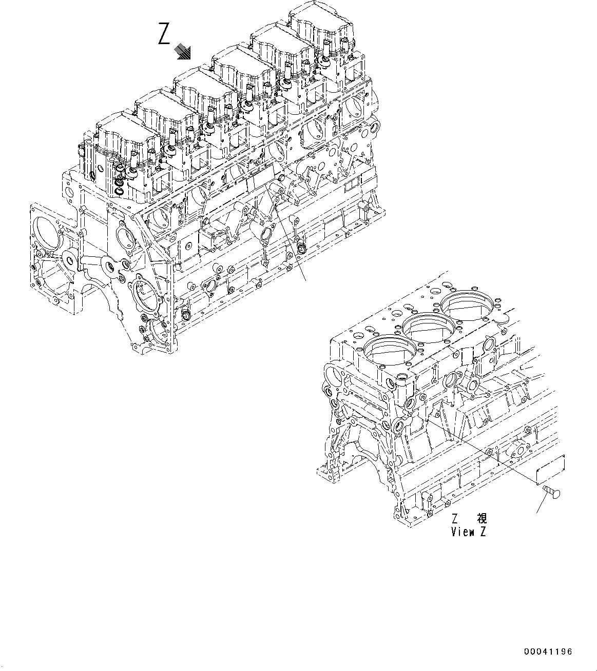 Komatsu parts book diagram for SAA6D140E-5G S/N 535751-UP (For D155AX-6): NAME PLATE AND CAUTION PLATE (#537011-)