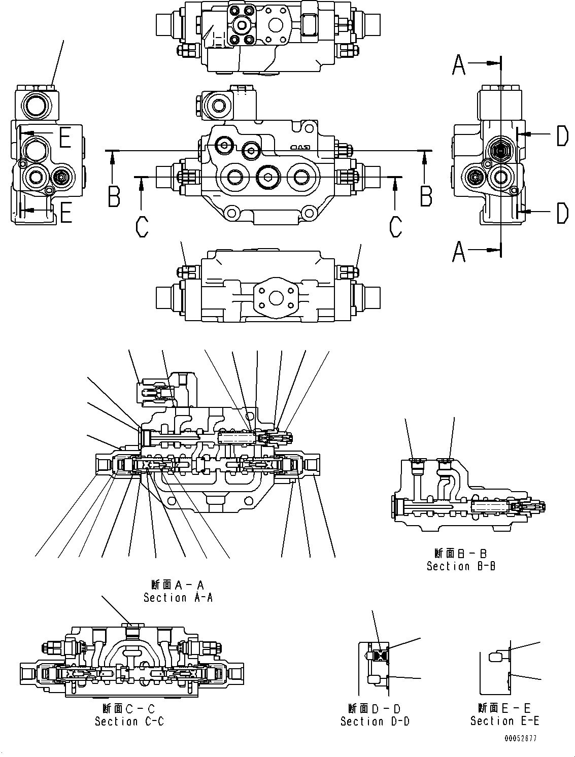 Wheel Loaders Komatsu / WA430-6 S/N 65501-UP (ecot3, For EU)(0000305c) / Steering Control Valve, Demand Valve (#65501-)(H008001 : H0122-002001)