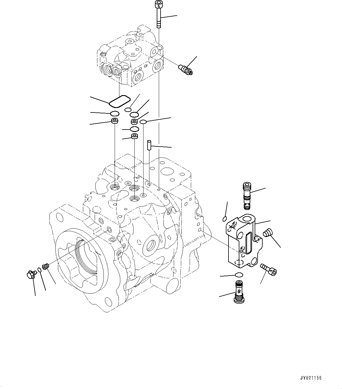Wheel Loaders Komatsu / WA430-6 S/N 65501-UP (ecot3, For EU)(0000305c) / Hydraulic Pump, Power Train Pump (#65001-)(H009008 : H0210-001005)
