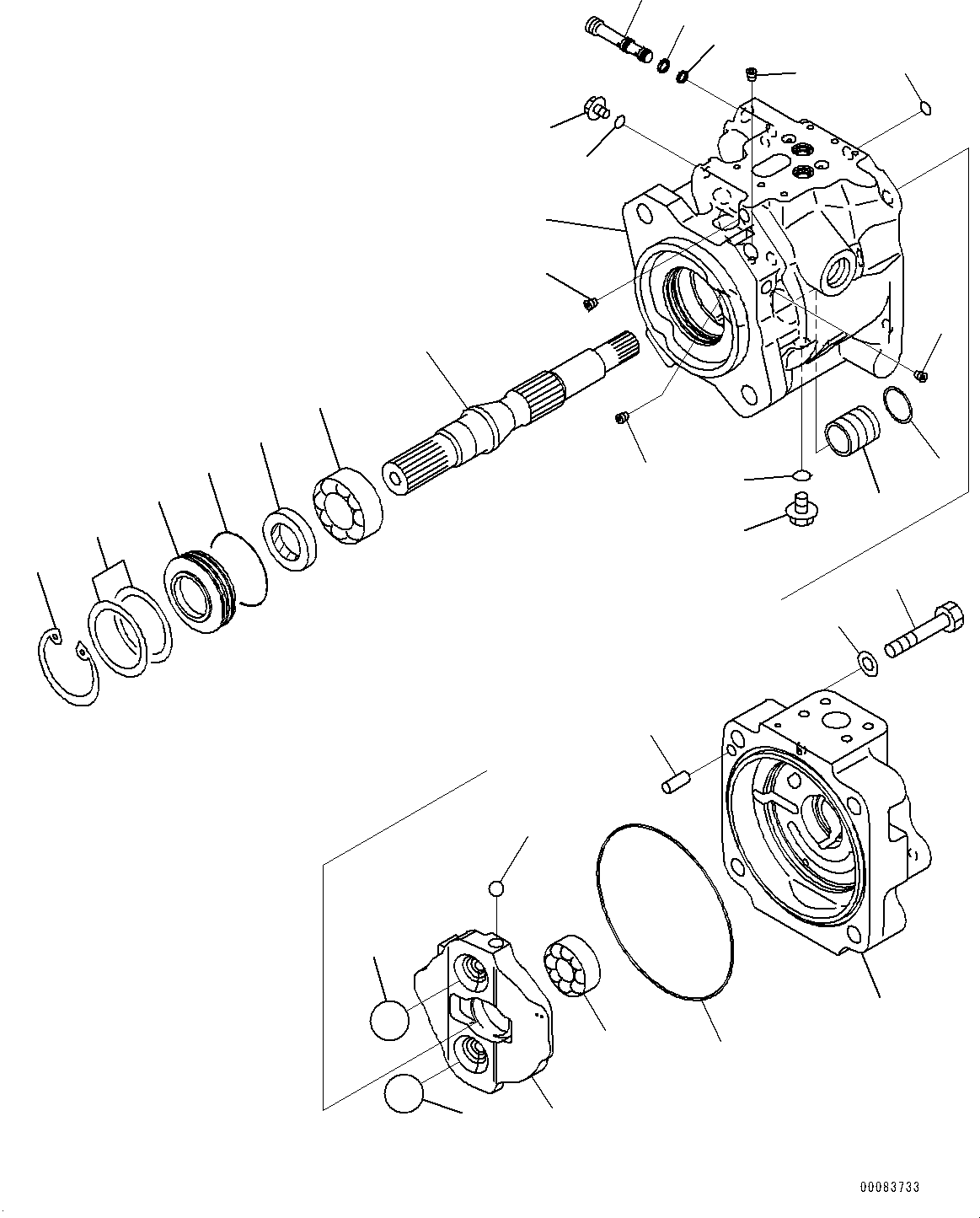 Wheel Loaders Komatsu / WA430-6 S/N 65501-UP (ecot3, For EU)(0000305c) / Hydraulic Pump, Steering Pump (1/4) (#65571-)(H009010 : H0210-001006A)