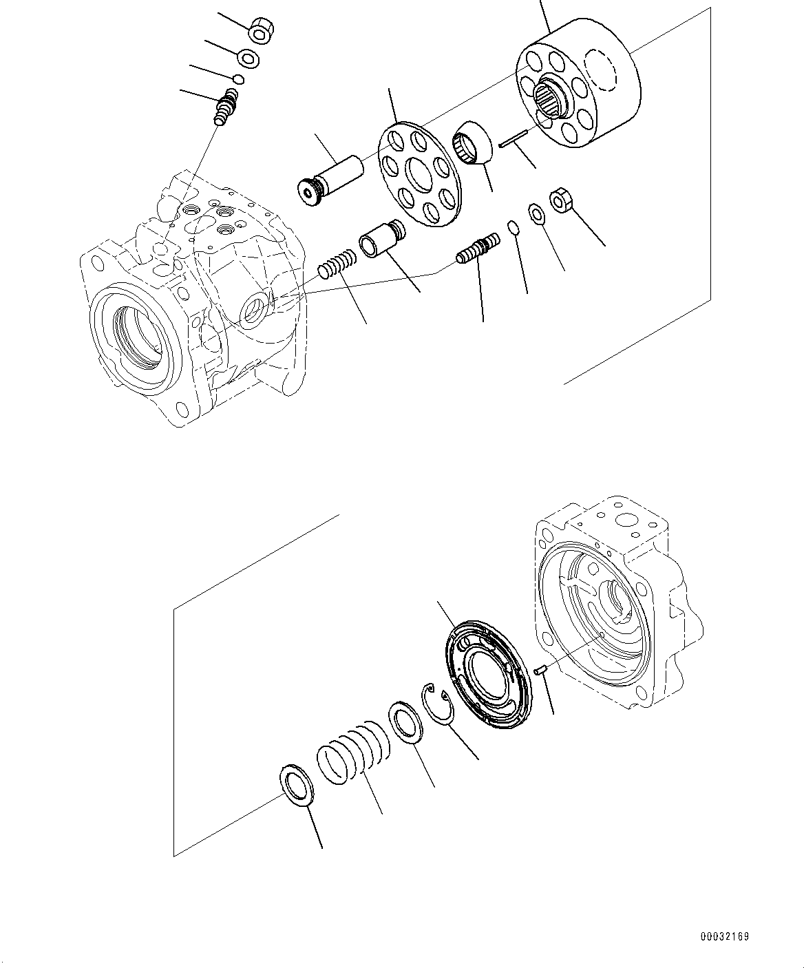 Wheel Loaders Komatsu / WA430-6 S/N 65501-UP (ecot3, For EU)(0000305c) / Hydraulic Pump, Steering Pump (3/4) (#65001-)(H009012 : H0210-001008)