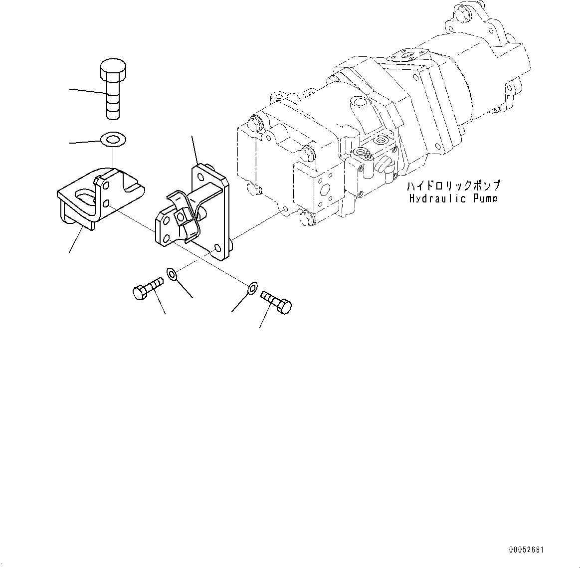 Wheel Loaders Komatsu / WA430-6 S/N 65501-UP (ecot3, For EU)(0000305c) / Hydraulic Pump, Piping and Hose (#65001-)(H009027 : H0210-001019)