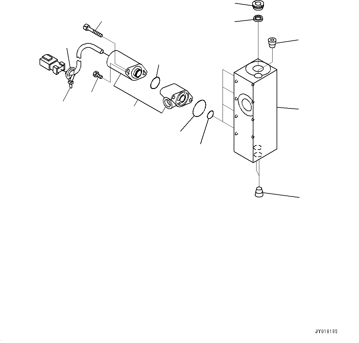 Wheel Loaders Komatsu / WA430-6 S/N 65501-UP (ecot3, For EU)(0000305c) / Hydraulic Piping, EPC Valve (#65501-)(H012004 : H4200-012004)