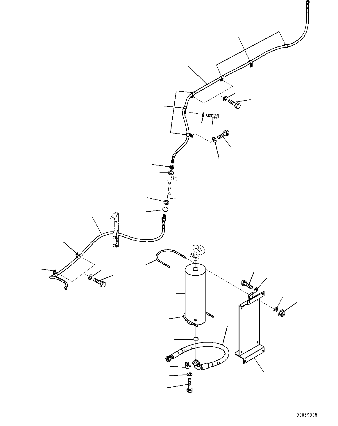 Wheel Loaders Komatsu / WA430-6 S/N 65501-UP (ecot3, For EU)(0000305c) / Hydraulic Piping, Accumulator (#65501-)(H013010 : H4200-010010)