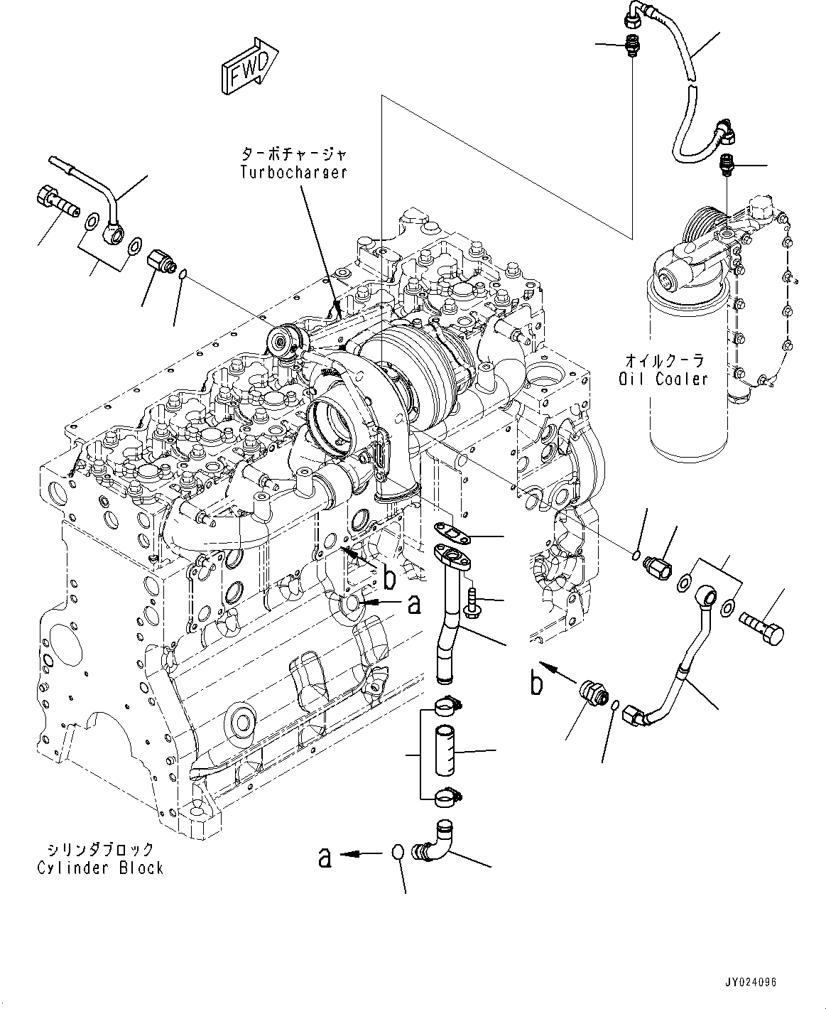 Engines Komatsu / SAA6D114E-3C S/N 26856759-UP (For WA430-6)(0000309c) / Exhaust Pipe (#26867488-)(A014001 : A1670-002001)