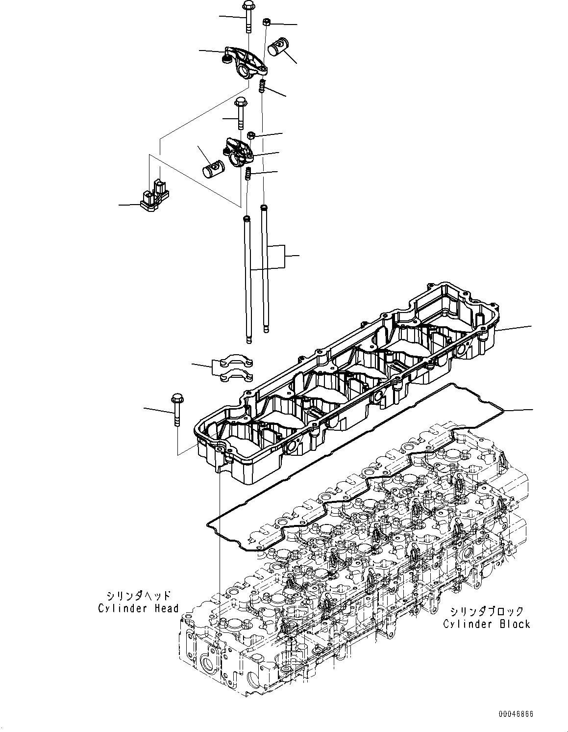 Engines Komatsu / SAA6D114E-3C S/N 26856759-UP (For WA430-6)(0000309c) / Lifting Arrangement(A017000 : LA 9151)