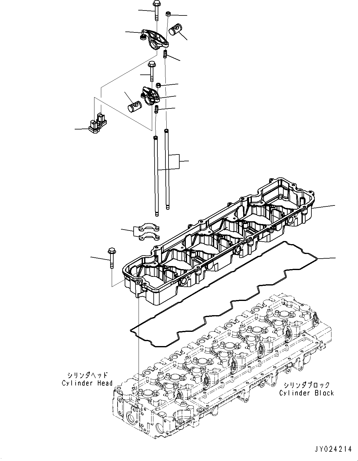 Engines Komatsu / SAA6D114E-3C S/N 26856759-UP (For WA430-6)(0000309c) / ENGINE CYLINDER BLOCK AND ITS RELATED PARTS(B000000 : |B000000)