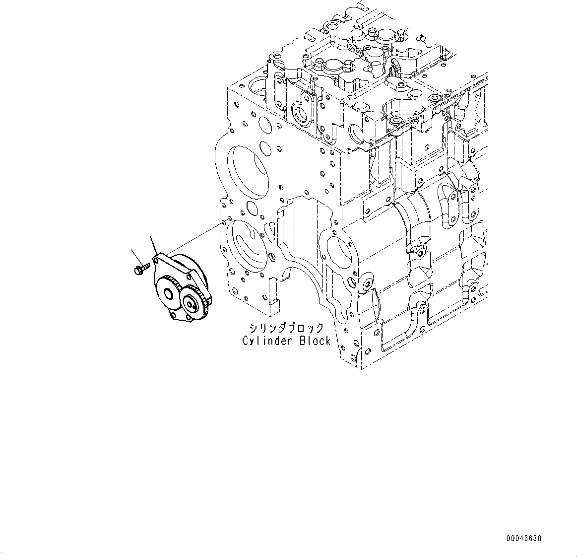 Engines Komatsu / SAA6D114E-3C S/N 26856759-UP (For WA430-6)(0000309c) / Fuel Filter Cartridge(D008000 : X16-0B90200)