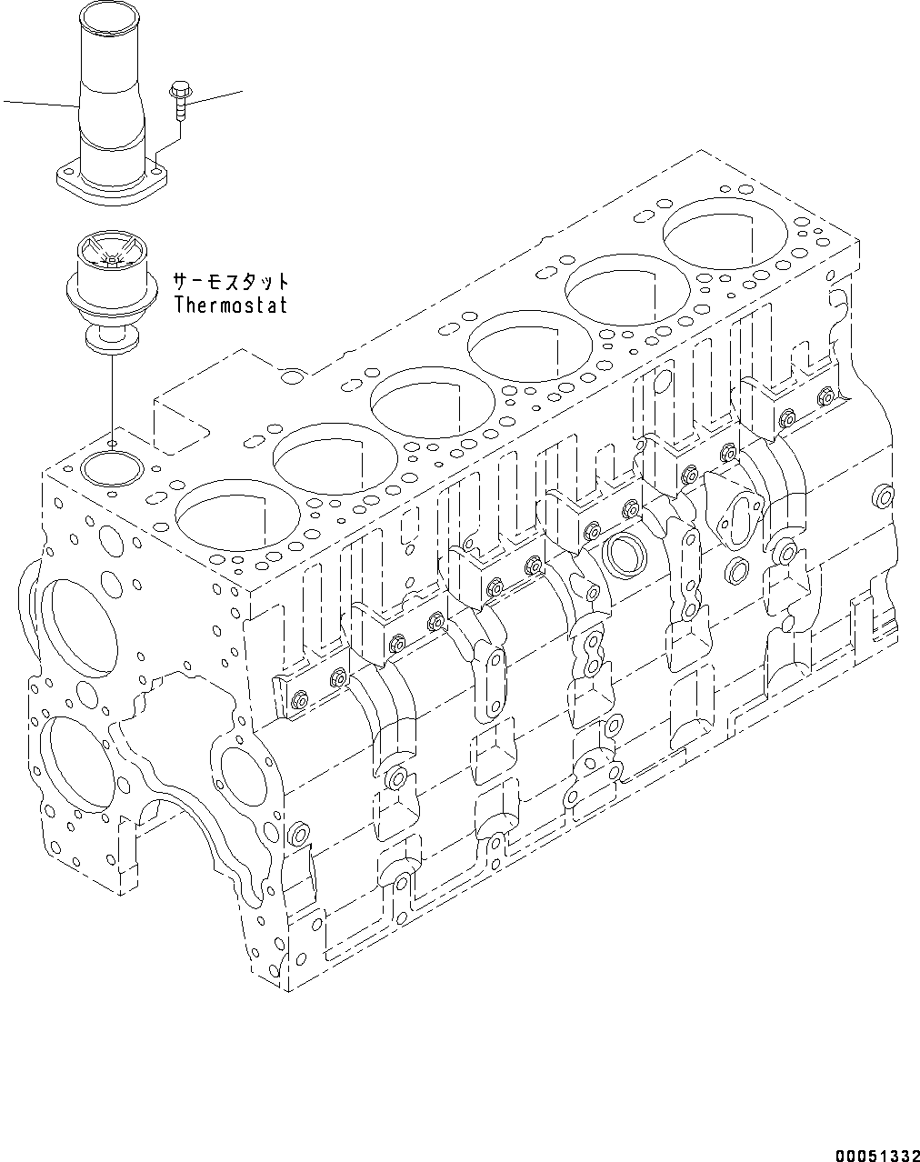 Engines Komatsu / SAA6D114E-3C S/N 26856759-UP (For WA430-6)(0000309c) / Alternator Mounting (#26856759-)(F002001 : AEH20-002001)