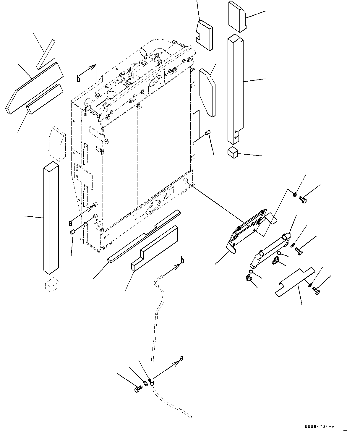 Excavators Komatsu / PC270-8 S/N 30117-UP(0000310C) / Cooling System, Fuel Cooler and Condenser (#30117-)(C003006 : C0100-004004)