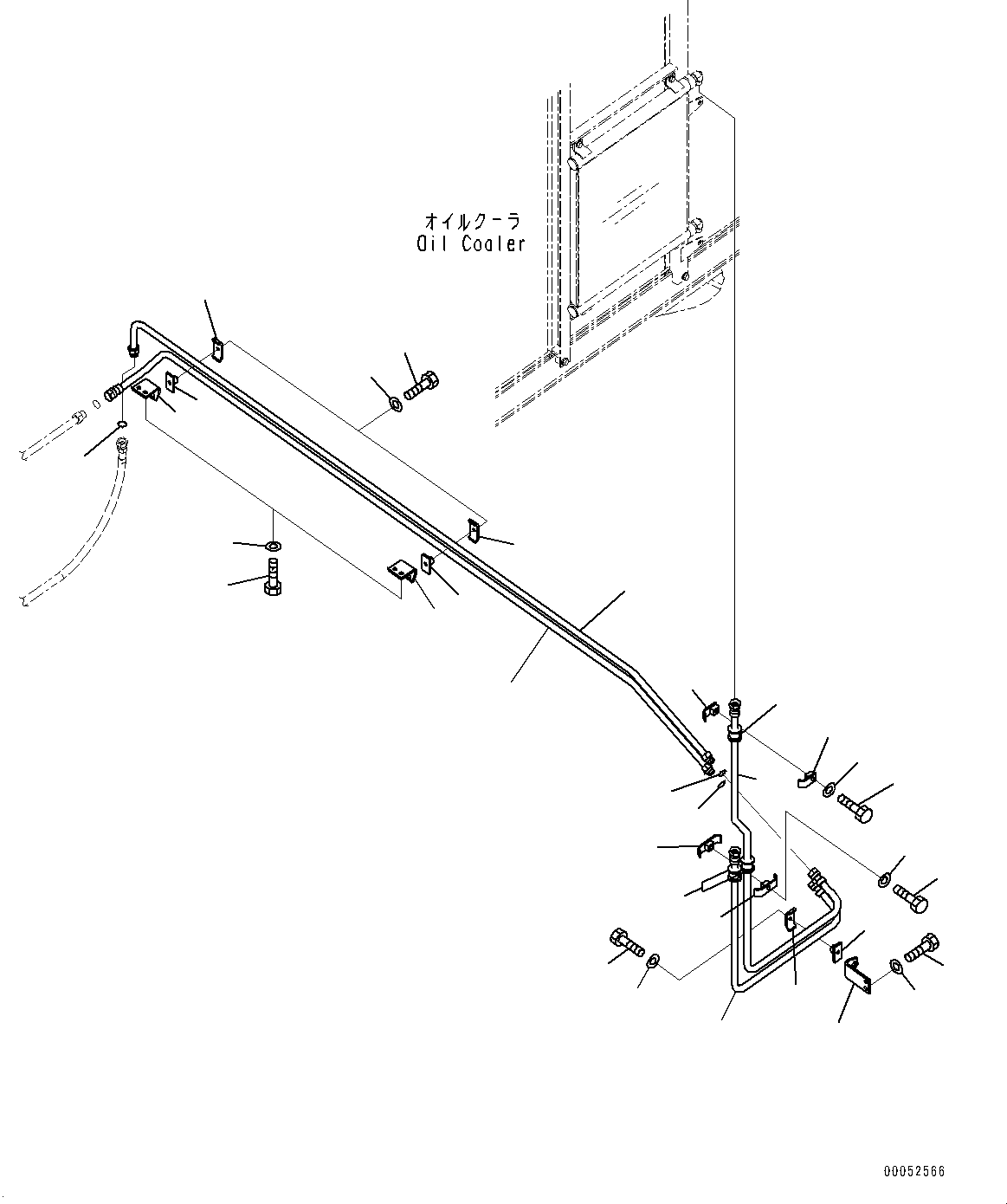 Excavators Mining Komatsu / PC2000-8 S/N 20196-UP(0000316c) / Fuel Piping, Power Container Fuel Return Spill Piping (2/2) (#20196-)(D006008 : D0200-003008)