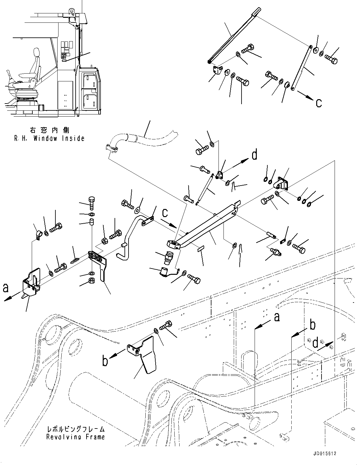 Excavators Mining Komatsu / PC2000-8 S/N 20196-UP(0000316c) / Fuel Piping, Quick Charge Piping (2/2) (#20196-)(D012011 : D0200-006011)