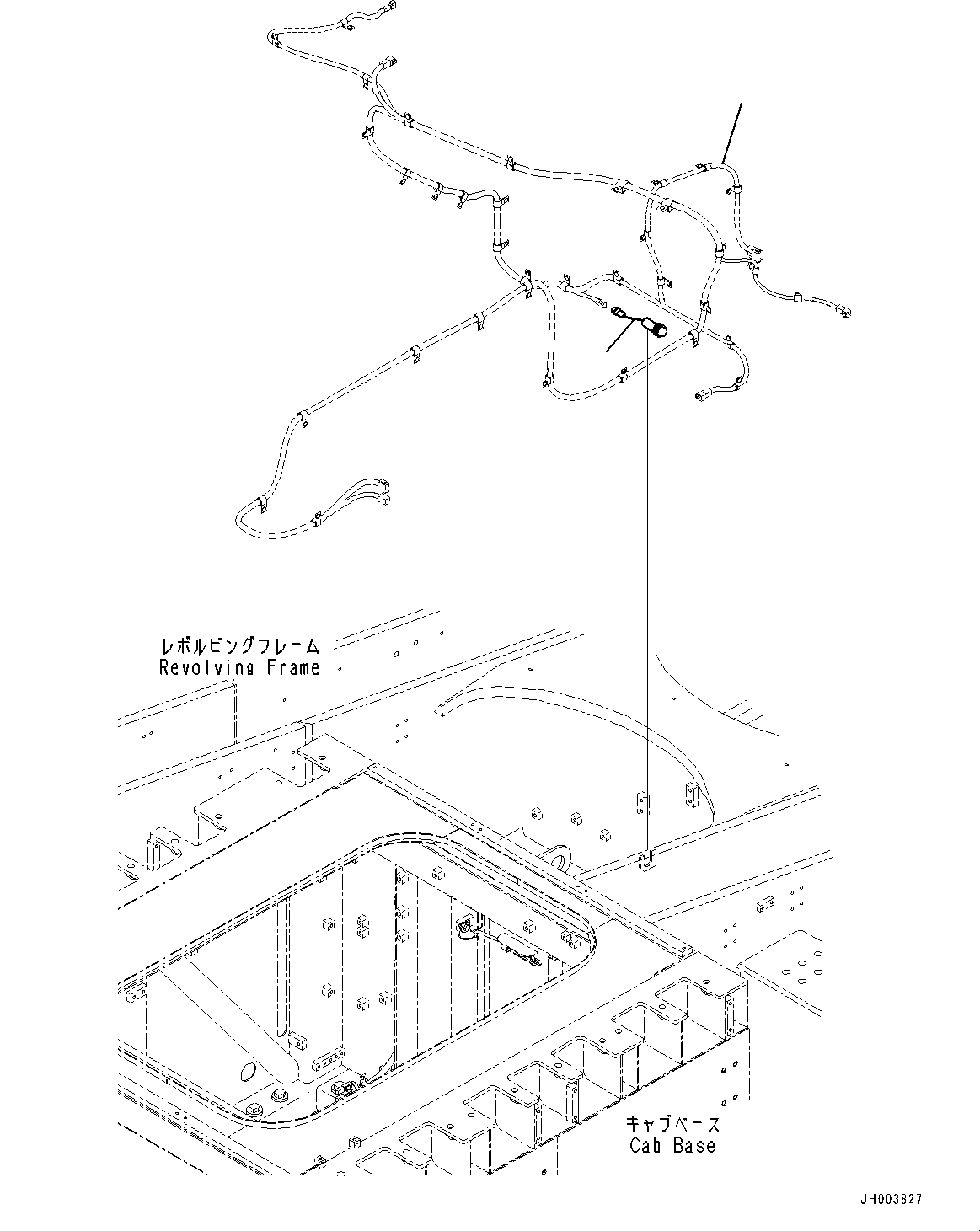 Excavators Mining Komatsu / PC2000-8 S/N 20196-UP(0000316c) / Fuel Piping, Quick Charge Wiring Harness (#20196-)(D012012 : D0200-006012)