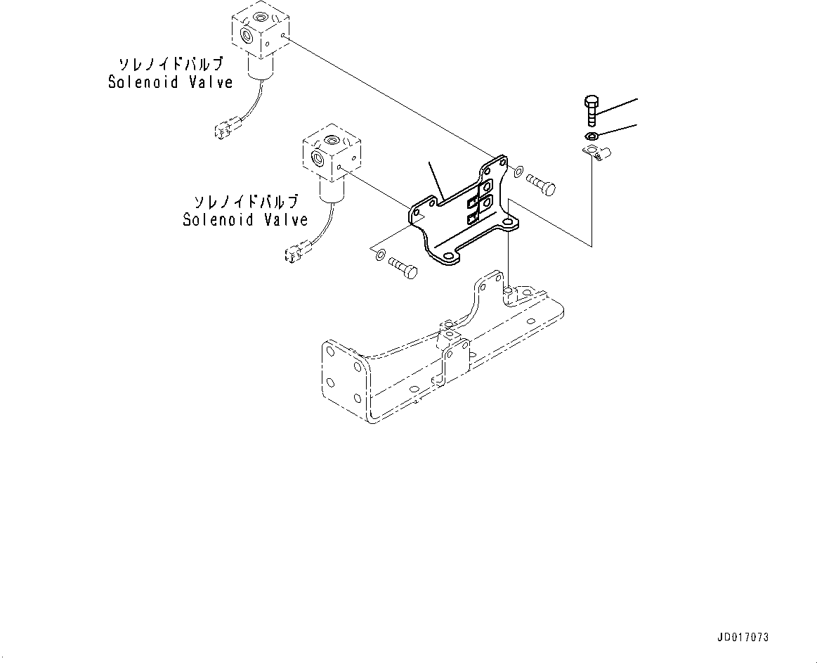 Excavators Mining Komatsu / PC2000-8 S/N 20196-UP (Extreme Cold Area Arrangement (-40 deg C))(0000317c) / Solenoid Valve, Solenoid Valve Group (1/2) (#20196-20254)(H022008 : H1831-002008)