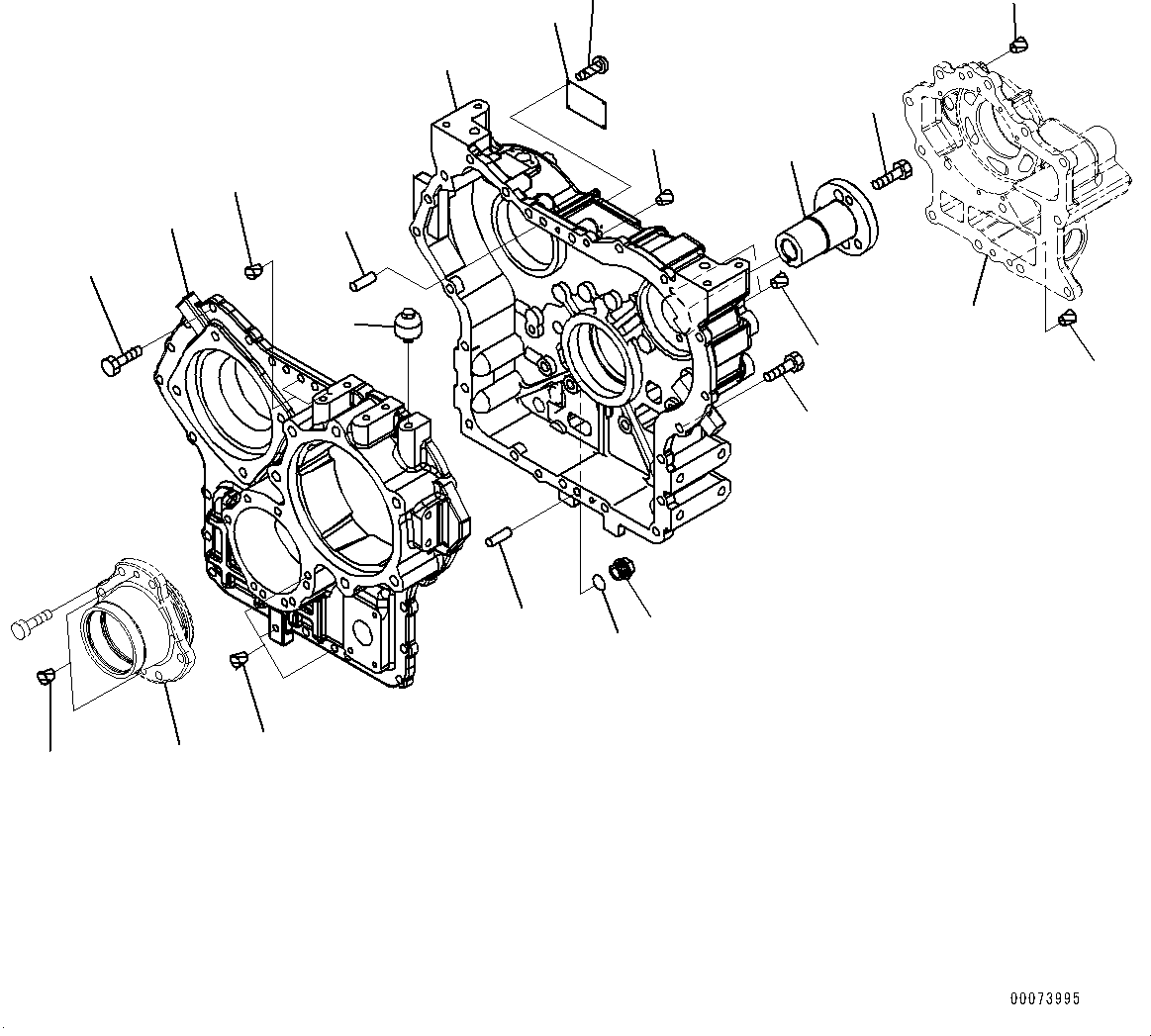 Wheel Loaders Komatsu / WA320PZ-6 S/N 70452-UP (For EU)(0000339c) / Transfer, Case (#70452-)(F001001 : F2420-002001)