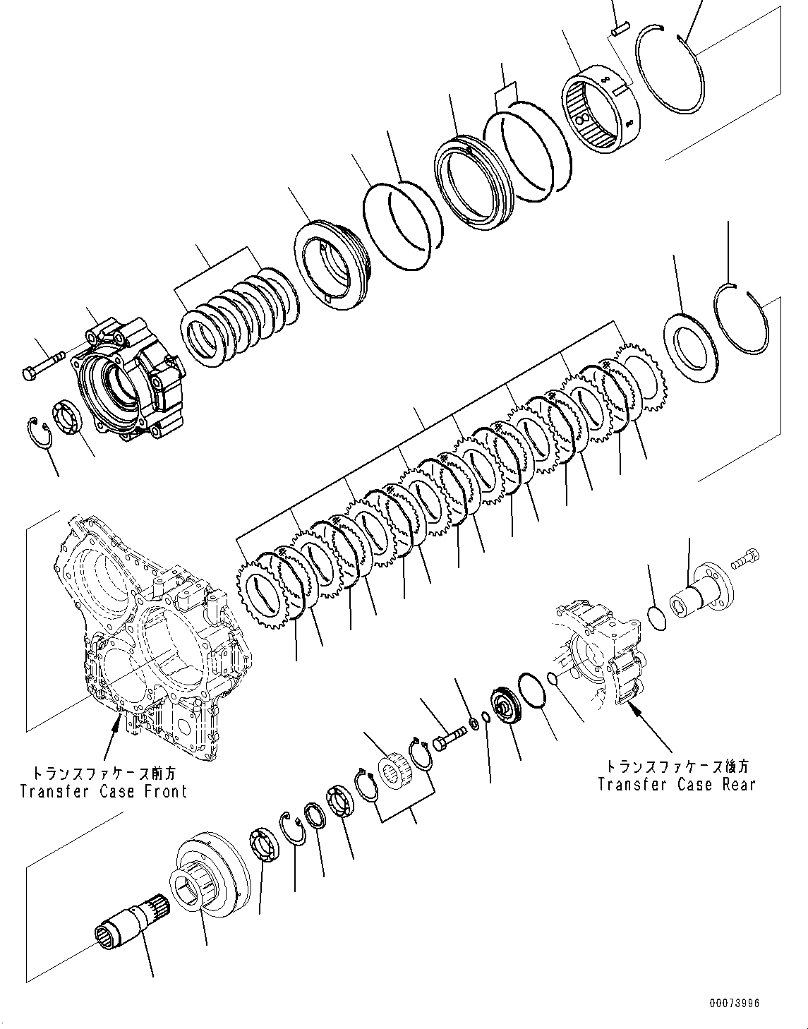 Wheel Loaders Komatsu / WA320PZ-6 S/N 70452-UP (For EU)(0000339c) / Transfer, Transfer Clutch (#70452-)(F001002 : F2420-002002)