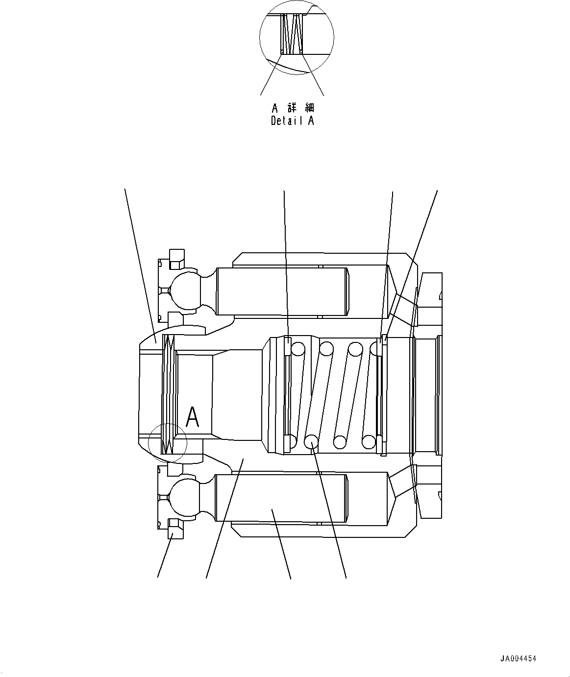 Wheel Loaders Komatsu / WA320PZ-6 S/N 70452-UP (For EU)(0000339c) / Hydrostatic Transmission (HST) Pump and Motor, Inner Parts, Pump (1/17) (#70452-)(F002001 : F2430-001001)