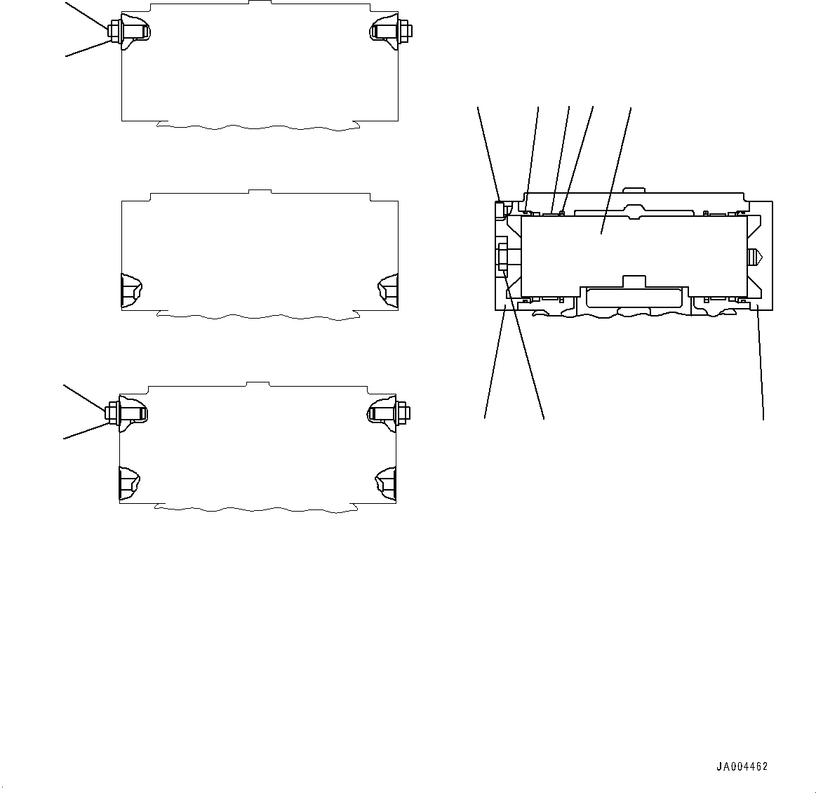 Wheel Loaders Komatsu / WA320PZ-6 S/N 70452-UP (For EU)(0000339c) / Hydrostatic Transmission (HST) Pump and Motor, Inner Parts, Pump (4/17) (#70452-)(F002004 : F2430-001004)