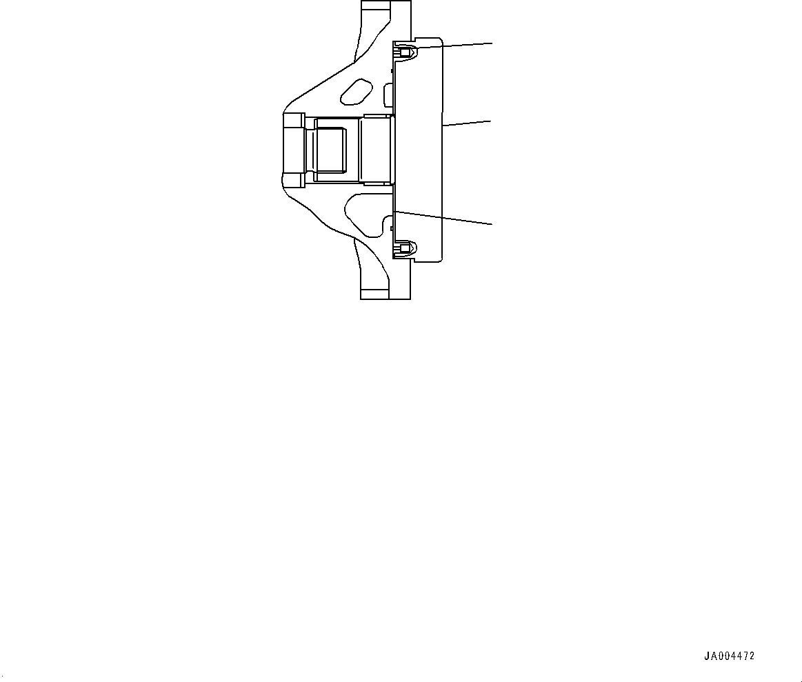 Wheel Loaders Komatsu / WA320PZ-6 S/N 70452-UP (For EU)(0000339c) / Hydrostatic Transmission (HST) Pump and Motor, Inner Parts, Pump (12/17) (#70452-)(F002013 : F2430-001012)