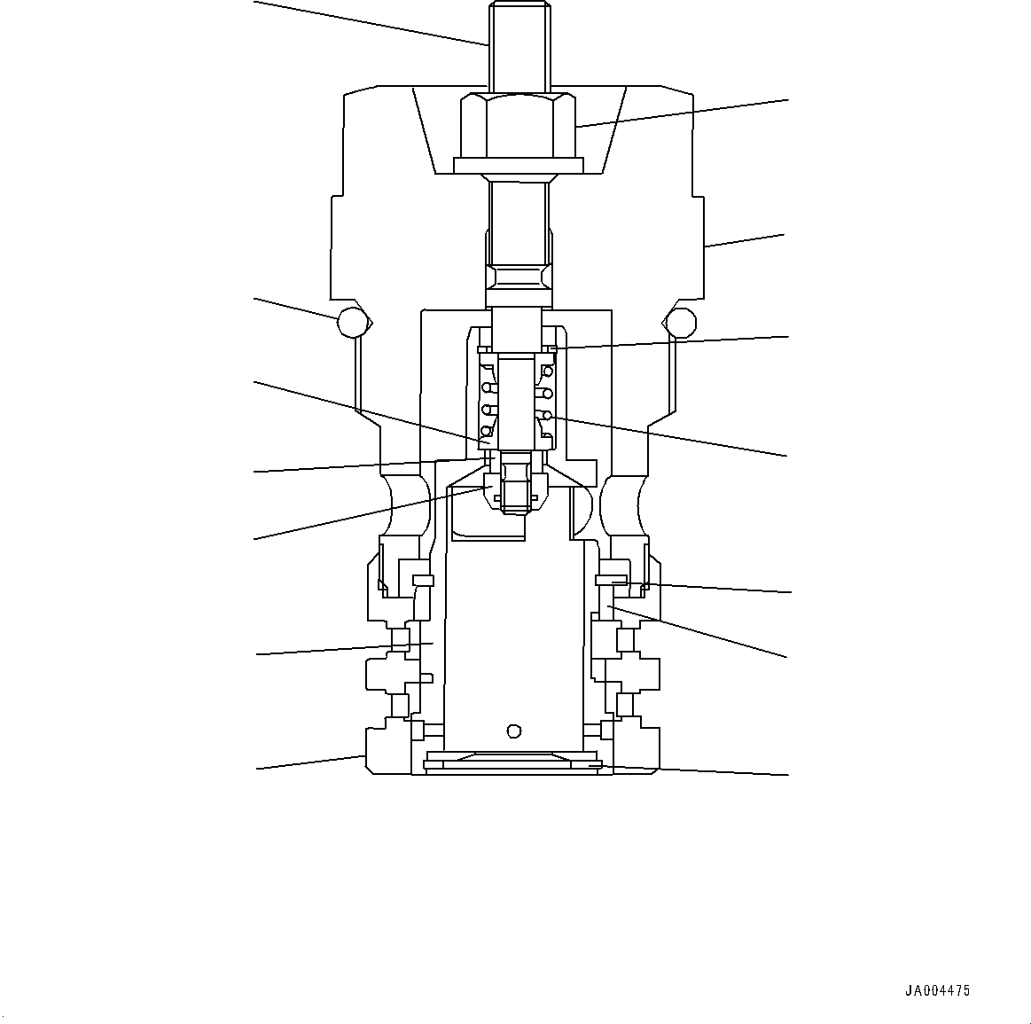 Wheel Loaders Komatsu / WA320PZ-6 S/N 70452-UP (For EU)(0000339c) / Hydrostatic Transmission (HST) Pump and Motor, Inner Parts, Pump (15/17) (#70452-)(F002016 : F2430-001015)