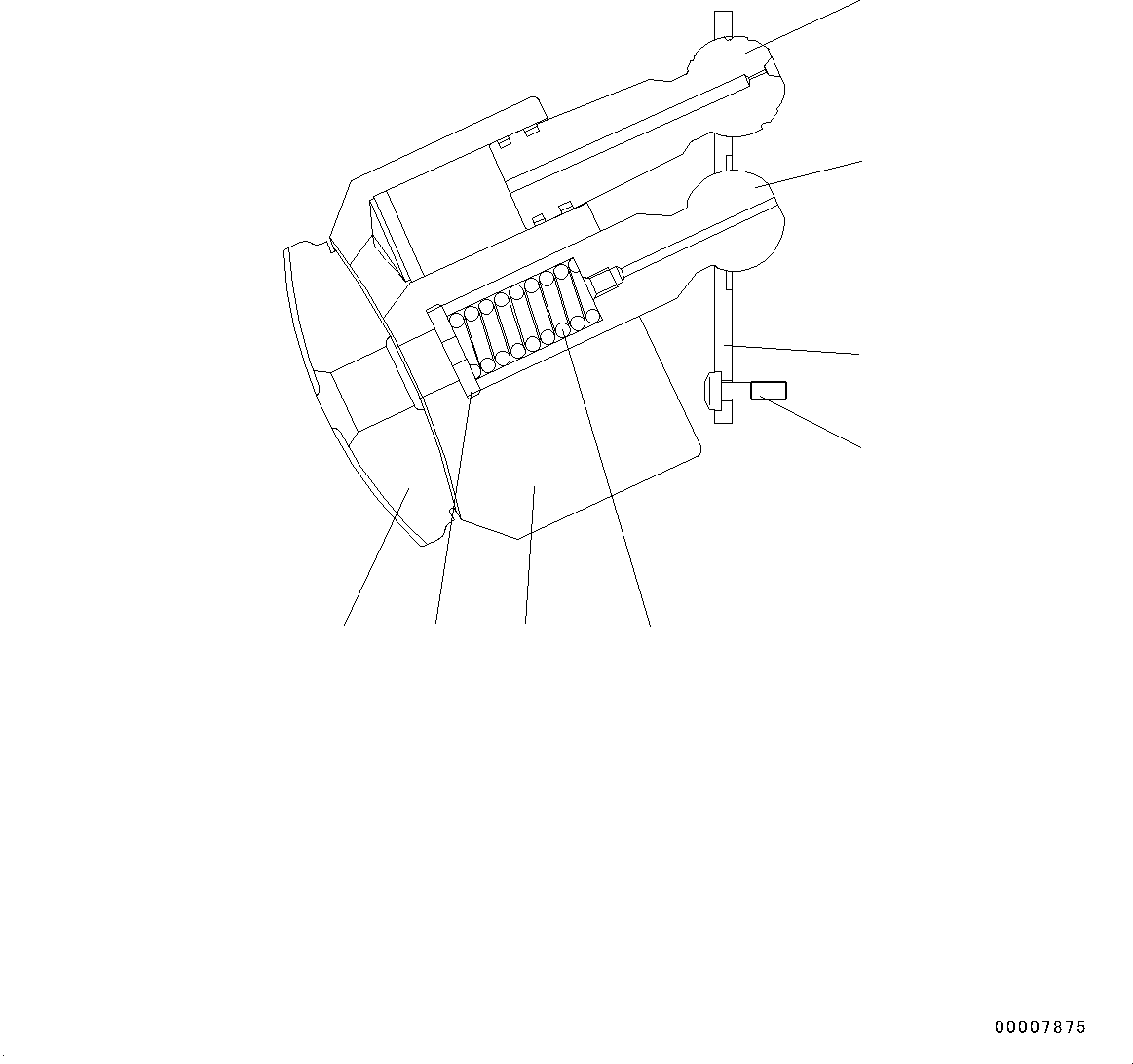 Wheel Loaders Komatsu / WA320PZ-6 S/N 70452-UP (For EU)(0000339c) / Hydrostatic Transmission (HST) Pump and Motor, Inner Parts, Motor 1 (1/6) (#70452-)(F002021 : F2430-001019)