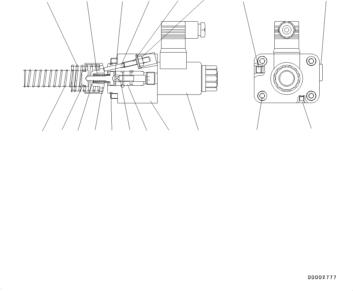 Wheel Loaders Komatsu / WA320PZ-6 S/N 70452-UP (For EU)(0000339c) / Hydrostatic Transmission (HST) Pump and Motor, Inner Parts, Motor 1 (3/6) (#70452-)(F002023 : F2430-001021)