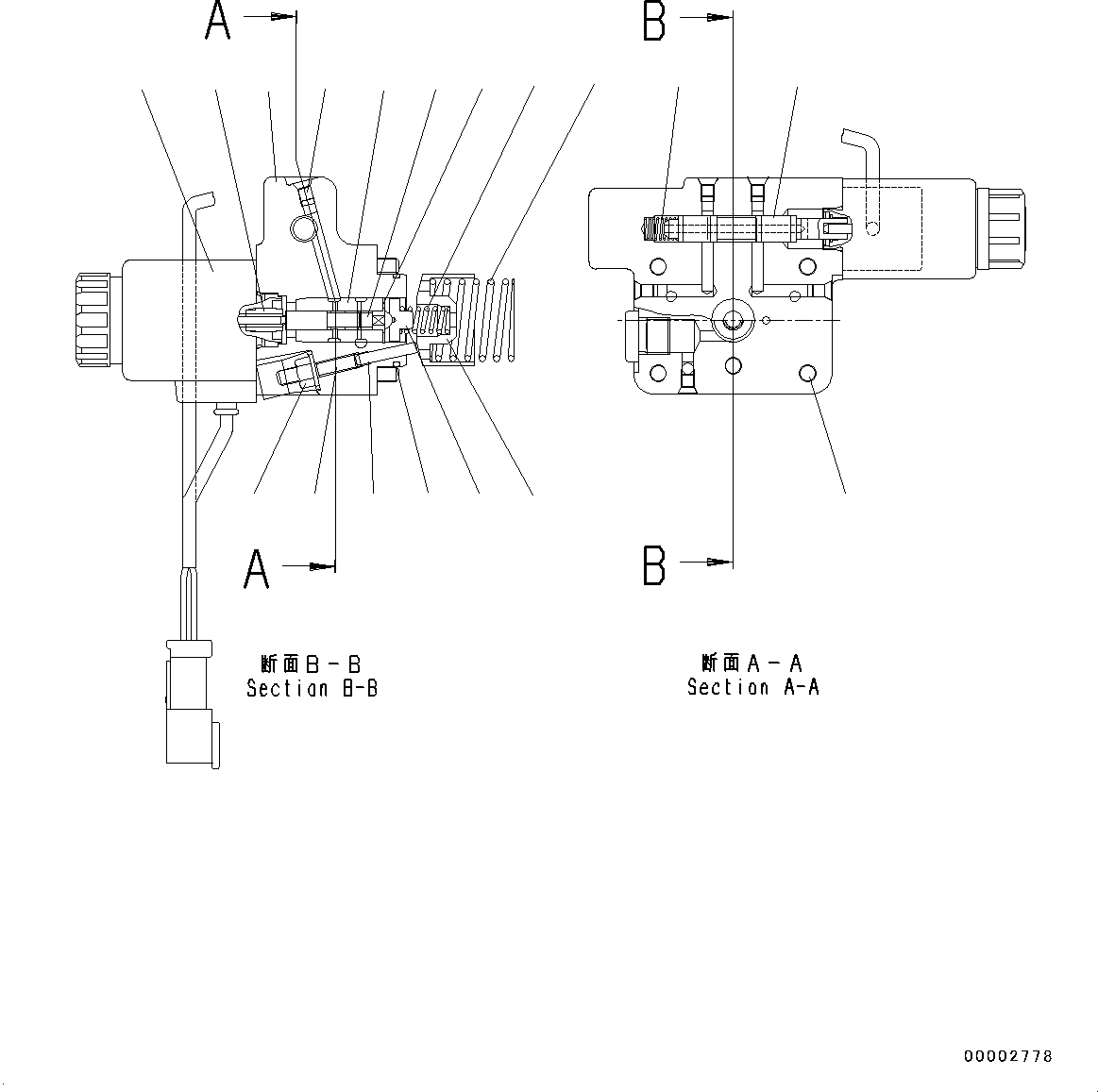Wheel Loaders Komatsu / WA320PZ-6 S/N 70452-UP (For EU)(0000339c) / Hydrostatic Transmission (HST) Pump and Motor, Inner Parts, Motor 2 (3/7) (#70452-)(F002030 : F2430-001028)