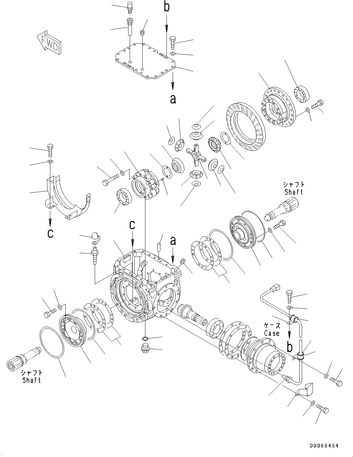Wheel Loaders Komatsu / WA320PZ-6 S/N 70452-UP (For EU)(0000339c) / Front Axle, Slack Adjuster (#70452-)(F006005 : F4400-002005)
