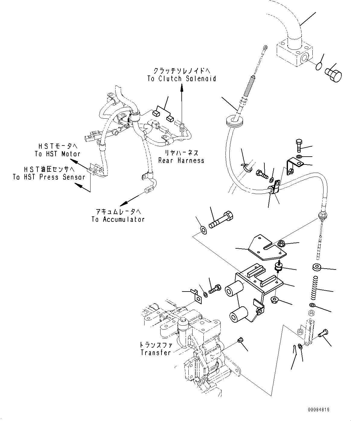 Wheel Loaders Komatsu / WA320PZ-6 S/N 70452-UP (For EU)(0000339c) / Parking Brake Control (#70452-)(F007001 : F4460-001001)