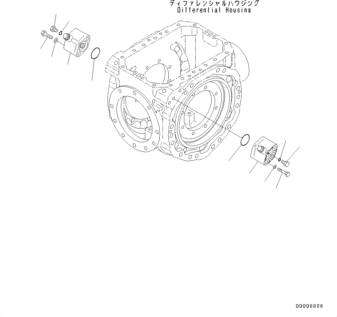Wheel Loaders Komatsu / WA320PZ-6 S/N 70452-UP (For EU)(0000339c) / Rear Axle, Slack Adjuster (#70452-)(F009005 : F4500-002005)