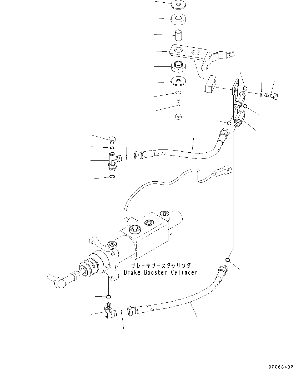 Wheel Loaders Komatsu / WA320PZ-6 S/N 70452-UP (For EU)(0000339c) / ROPS Cab and Floor Frame Group, Accelerator Pedal (#70672-)(K004024 : K0210-001021A)
