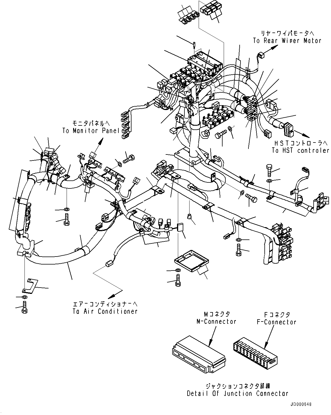 Wheel Loaders Komatsu / WA320PZ-6 S/N 70452-UP (For EU)(0000339c) / ROPS Cab and Floor Frame Group, KOMTRAX Antenna (#70452-)(K004033 : K0210-001030)