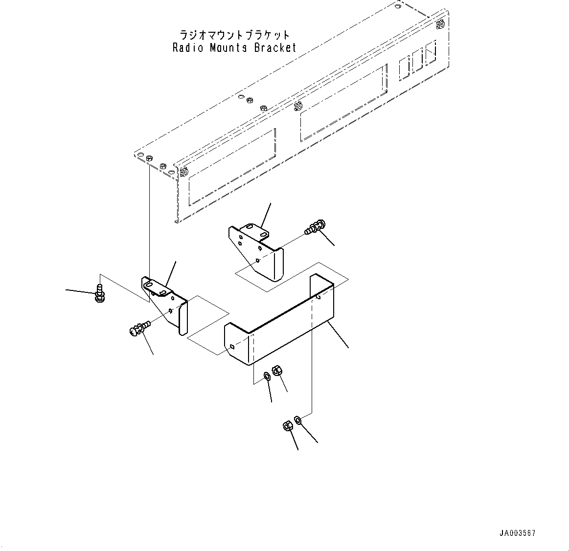 Wheel Loaders Komatsu / WA320PZ-6 S/N 70452-UP (For EU)(0000339c) / Parts For Less Radio (#70452-)(K014001 : K0810-003001)