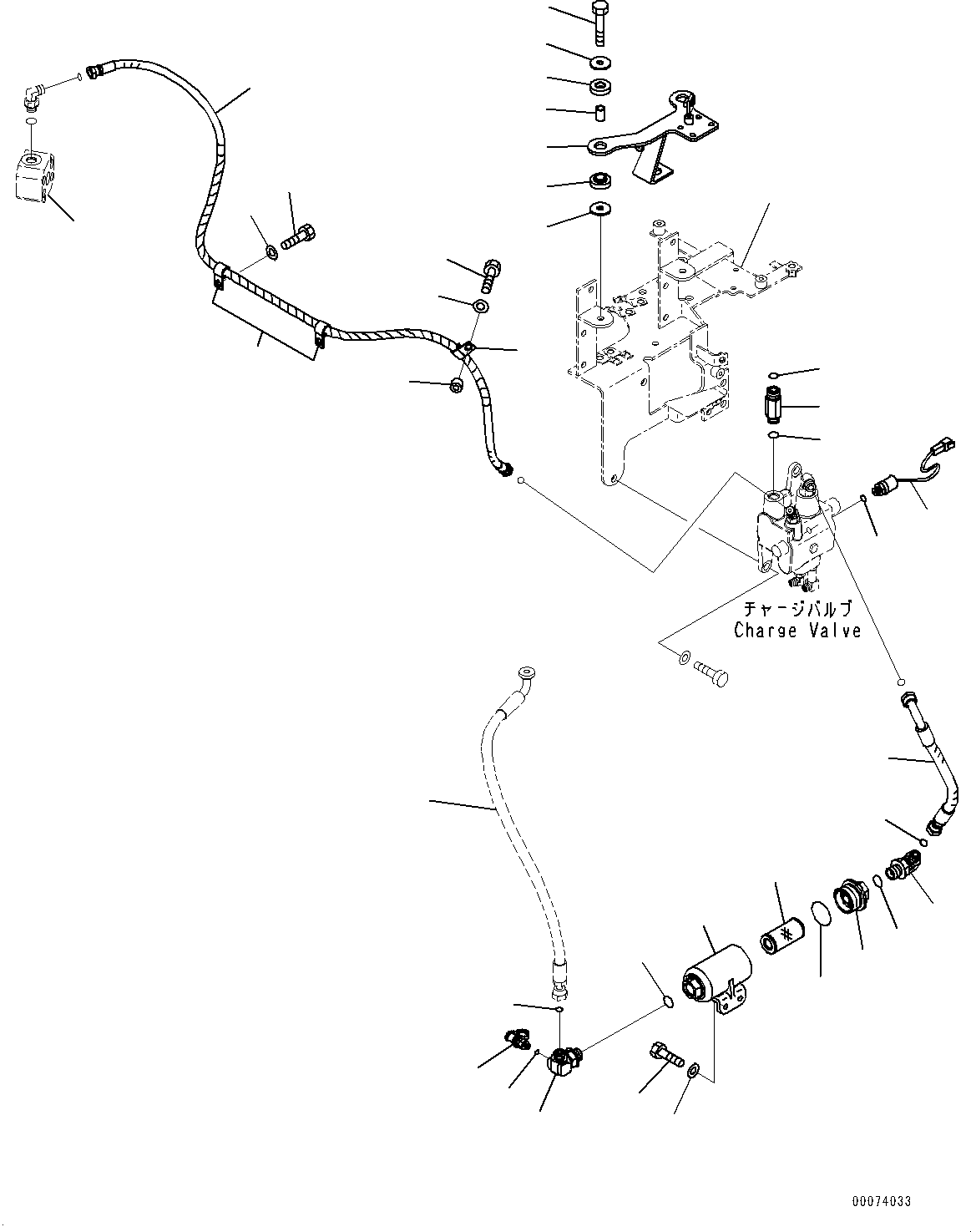 Wheel Loaders Komatsu / WA320PZ-6 S/N 70452-UP (For EU)(0000339c) / Brake Control, Brake Piping (2/2) (#70452-)(K025005 : K4460-001005)