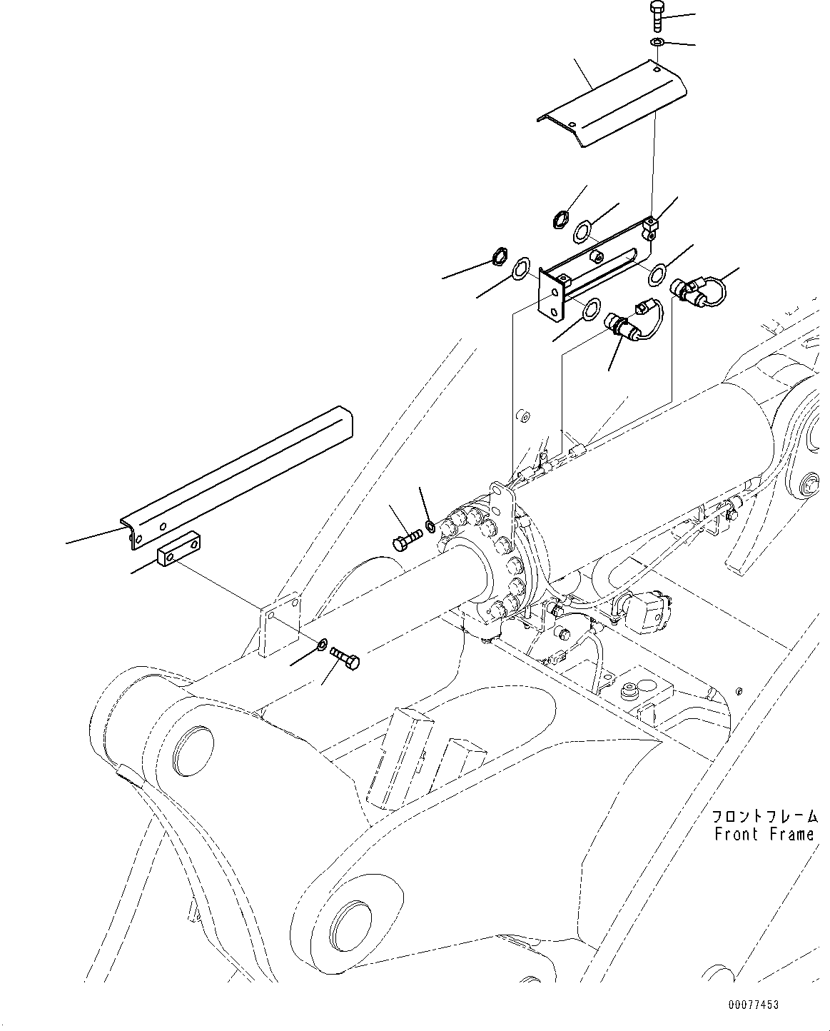 Wheel Loaders Komatsu / WA320PZ-6 S/N 70452-UP (For EU)(0000339c) / Bucket Positioner (#70452-)(K028001 : K4504-002001)
