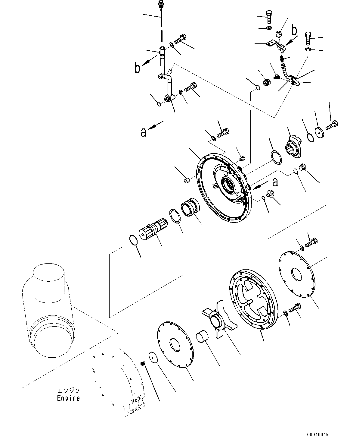 Bulldozers Komatsu / D85EX-15E0 S/N 11609-UP (ecot3)(0000343c) / Damper (#11609-)(B005001 : B0600-002001)