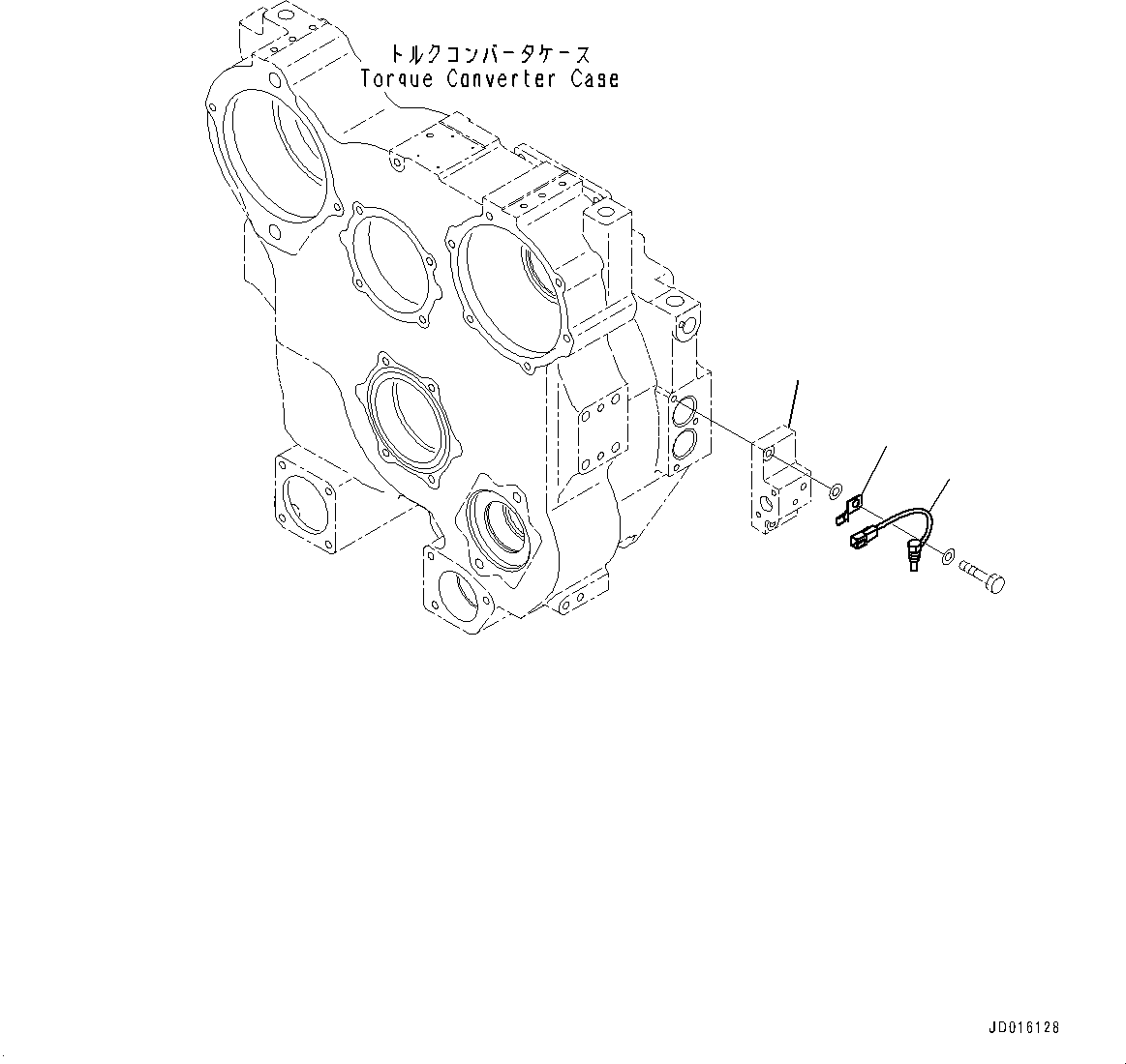 Bulldozers Komatsu / D85EX-15E0 S/N 11609-UP (ecot3)(0000343c) / Power Train, Electric Parts (#11609-)(F002039 : F2300-005039)