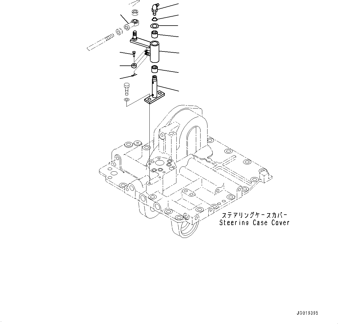 Bulldozers Komatsu / D85EX-15E0 S/N 11609-UP (ecot3)(0000343c) / Power Train, Steering Case Cover Related Parts (#11609-)(F003023 : F2300-006023)