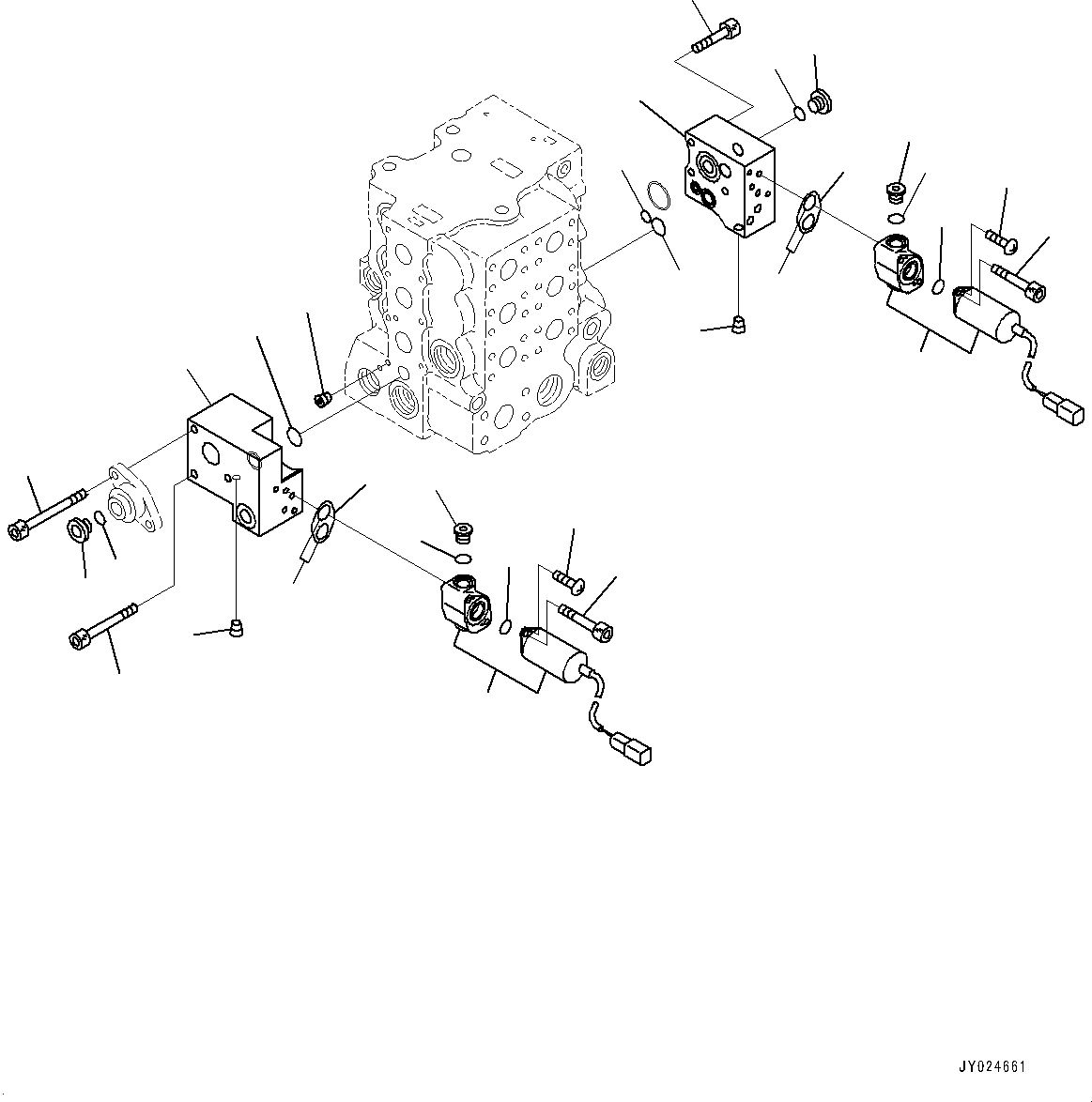 Bulldozers Komatsu / D85EX-15R S/N 20003-UP(0000345c) / Fender, Control Valve (4/10) (#20003-)(M020009 : M2210-050009)